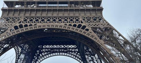 Eiffel Tower in the rain!
