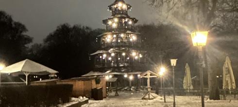 The Chinese Tower (Chinesischer Turm) in the English Garden (Englisher Garten)