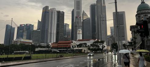 A nice picture of the Singapore skyline