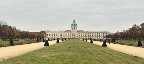 The Charlottenburg Palace is like a castle where kings and queens used to live
