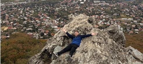 Me on top of Zobor mountain, Nitra