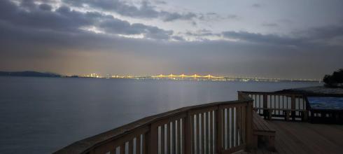 The over 3-mile-long bridge that connects Kinmen county's two major islands.