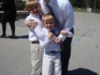 This is me at age seven with my brothers, Anthony and Greyson 