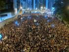 Many people gathered for a protest in Hong Kong (Photo from Flickr)