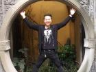 Visiting a temple in Chongqing. It was originally built over 1,000 years ago and has been rebuilt a few times since.