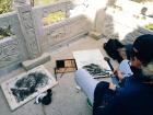 Painting the mountain landscape