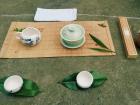 Preparing a tea ceremony