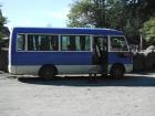 A public bus in Puerto Varas