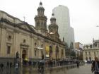 Plaza de Armas in the rain