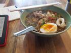 This bowl of tom yum koong was delicious!