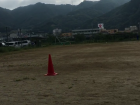 The view from football practice in Takahashi 