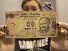 Gandhi is on every bill