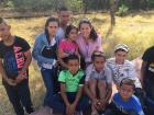 Working with students in Campamento, Nicaragua in 2016