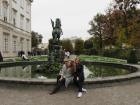 I visited the fountain from the Sound of Music film in Salzburg, Austria!