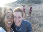 Day at the beach with my German friend!