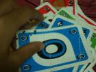 Playing with my old set of UNO in the tent
