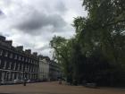 Bedford Square is centered on a private square which students need a key to access 