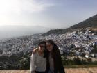 Me and my sister in Chefchaouen - we hiked for this view!