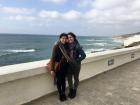 Me and my sister outside Hercules Grotto in Tangier