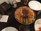 Homemade couscous made by my landlord's mom for me and my sister