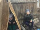 Building forts with cousin Artom!