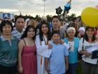My extended family came to watch me graduate high school in 2013. 
