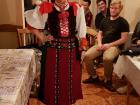 A traditional outfit of a woman in Transylvanian villages