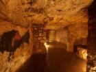 A picture inside the unique Buda Labyrinth, where Dracula was said to have been imprisoned