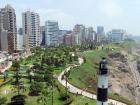 Lima, Peru as seen from the coast