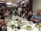 Holiday dinner at a friend's home