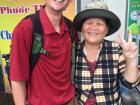This is the wonderful woman who makes me banh mi every morning