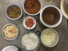 A feast prepared by my friends in honor of Diwali