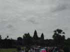 Around tourist attractions such as Angkor Wat, many people speak English