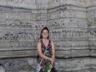 My mom snapped this for me inside the temple