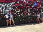 Me and the girls outside of Parque da Cidade
