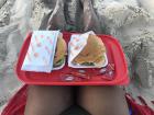 Something about being on a beach made me hungry