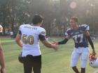 We shake hands with the opponent after every game