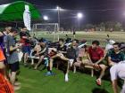 My students resting after our soccer match