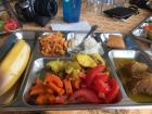 Meal at the Center for Cultural Learning in Rabat 