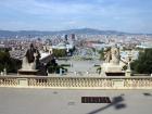 One of the many views from the National Museum of Art in Barcelona 