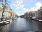 Canal in Amsterdam, Netherlands 