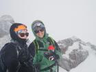 Its quite cold at the top of Santa Isla