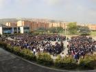 In many schools, the day starts with a morning gathering in which students sing the national anthem. 