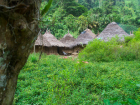 The huts that the Kogis make are beautifully constructed. 