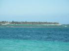 Notice the variations of blue in the sea.