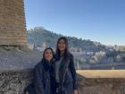 My university buddy, Nuria, and I