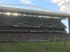 The Atlético Mineiros stadium can hold thousands of soccer fans at a time 