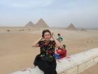 Tania felt excited to visit Egypt and see the pyramids