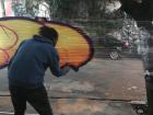 This São Paulo artist loves painting graffiti on plastic surfaces