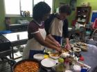 Me and my friend are making Tteokkbokki in a cooking class